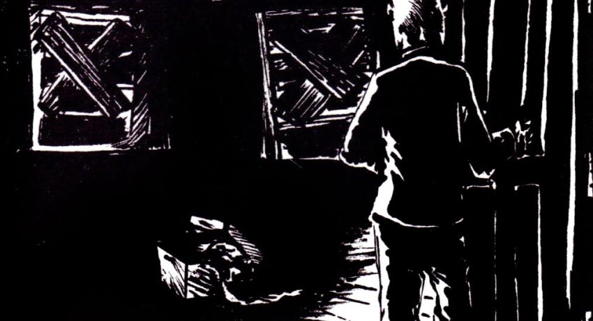 Moving On (Pen and Ink)