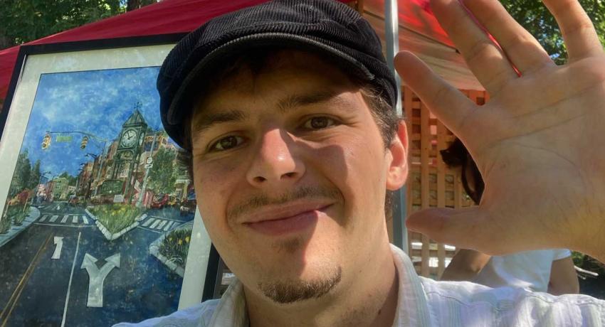 Me at 'Art in the Park'